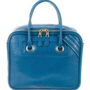 Balenciaga Agneau Blanket Square S Bag